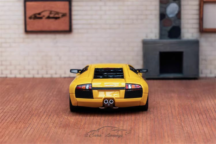[Premium Resin Model] Car Lounge 1:64 Lambroghini Murcielago LP640 Coupe Giallo Orion Yellow Premium Box Packaging Limited 599 Pieces
