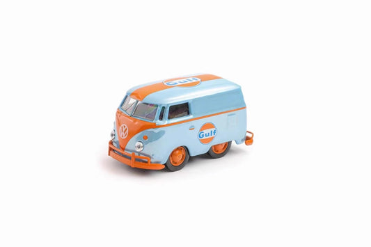 HY Model 1:64 Volkswagen T1 Kombi Camper Van Short Axis Egg Car Gulf Edition Standard Wheels