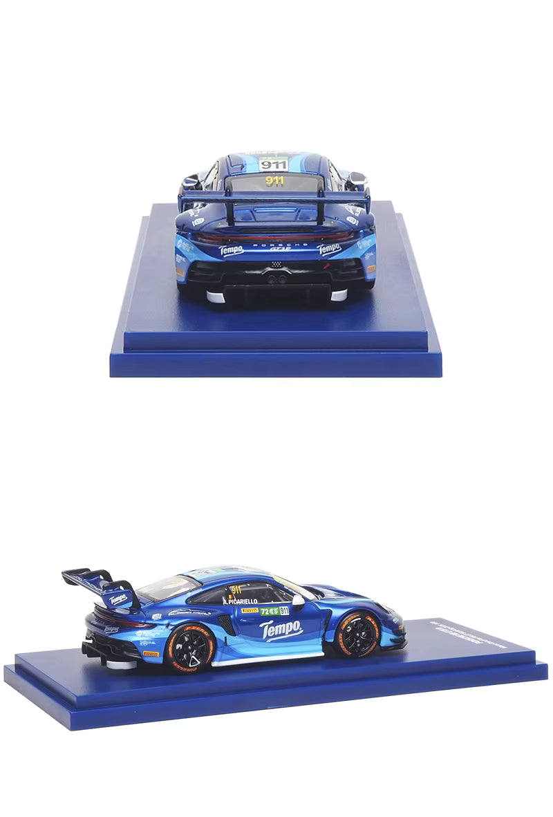 AR Box 1:64 Porsche 911 GT3 R Macau Grand Prix FIA GT World Cup 2025 #911 Tempo Porsche Official Licensed (630002011)