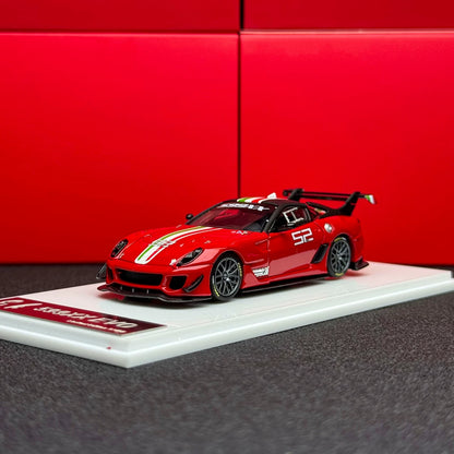 SK Model 1:64 Ferrari 599XX EVO Circuit Edition - #52 Standard Red in Premium Box Packaging