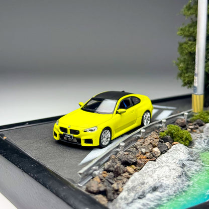 Howie Model 1:64 M2 G87 Sao Paulo Yellow