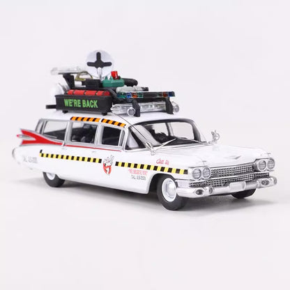 YS Model 1:64 Cadillac Miller-Meteor 1959 Ecto-1 Ectomobile Ghostbusters Car