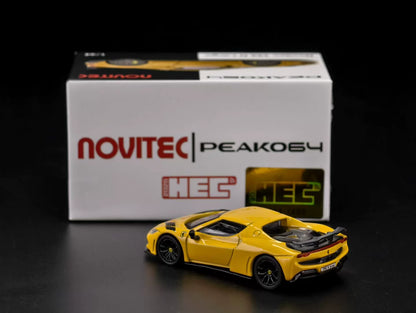 Peako 1:64 Ferrari 296 N Largo Novitec Custom Yellow Hobby Expo China 2026 Limited Edition