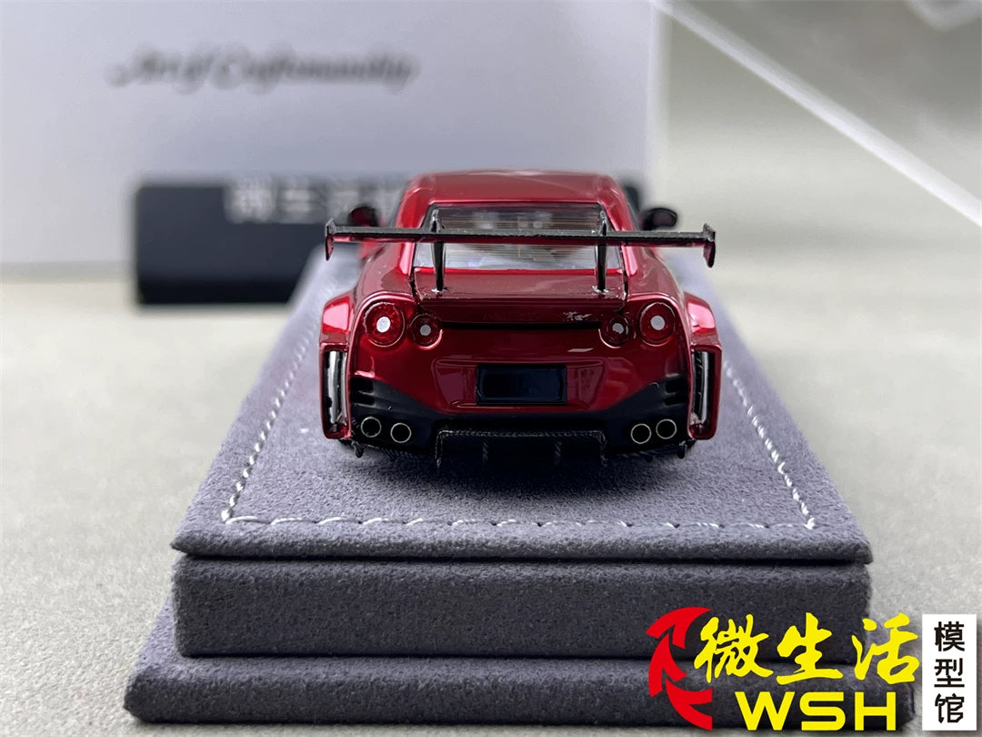 AOC 1:64 Nissan GT-R R35 Metallic Red Hobby Expo China 2026 Limited Edition (Openable All Doors and Hoods with Detailed Engine and Decal Stickers)