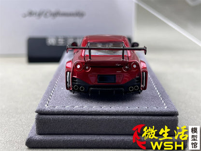 AOC 1:64 Nissan GT-R R35 Metallic Red Hobby Expo China 2026 Limited Edition (Openable All Doors and Hoods with Detailed Engine and Decal Stickers)