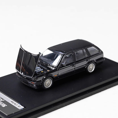 Mortal BMW 3 Series M3 E30 Wagon Pearl Black Ordinary Stance Openable Front Hood Detailed Engine Limited 799 Pieces