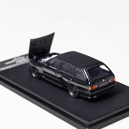 Mortal BMW 3 Series M3 E30 Wagon Full Black Low Stance Custom Openable Front Hood Detailed Engine Limited 799 Pieces