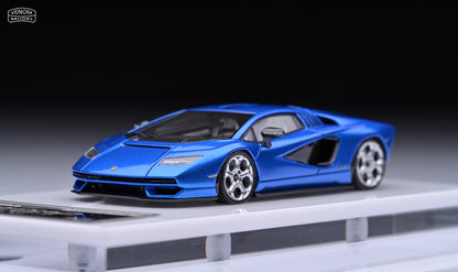 [Premium Resin Model] FuelMe Neo 1:64 Lamborghini Countach LPI 800-4 Blu Tahiti Blue