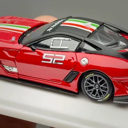 SK Model 1:64 Ferrari 599XX EVO Circuit Edition - #52 Standard Red in Premium Box Packaging