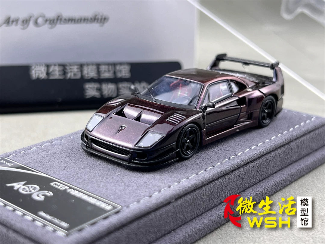 AOC 1:64 F40 Chameleon Colour Hobby Expo China 2026 Limited Edition (Openable All Doors and Hoods with Detailed Engine and Decal Stickers) (Copy)