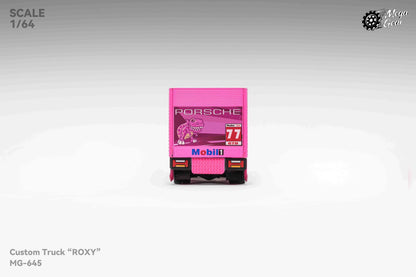 Mega Gear 1:64 Hino 300 Series MK2 Custom Extendable Tow Truck Container Livery Tyrannosaurus Roxy Pink (Limited to 2 per customer/ address)