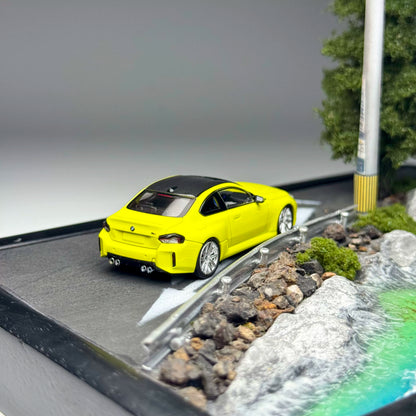 Howie Model 1:64 M2 G87 Sao Paulo Yellow