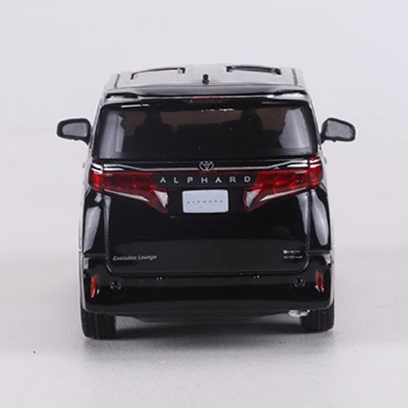 DCT 1:64 Toyota Alphard MK4 AH40 RHD Black Toyota Official Licensed