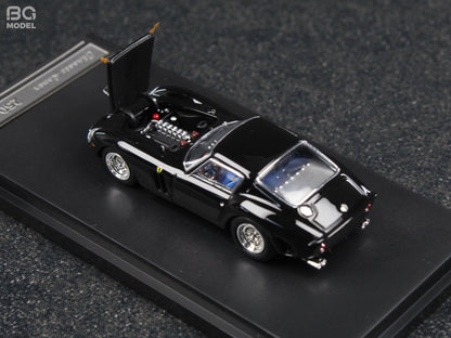 Classic Lover 1:64 Ferrari 250 GTO Pearl Black Openable Front Hood Detailed Engine Limited 999 Pieces
