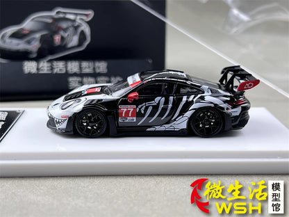 Demon King Auto 1:64 911 GT3 RS (992) Skeleton Rexy Dinosaur #77 (Openable Front Hood + Doors) in Premium Box Packaging