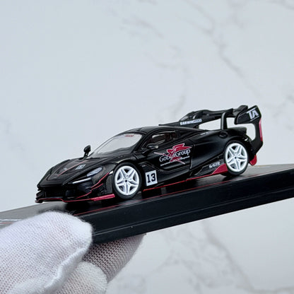CM Model 1:64 McLaren DARWIN PRO 720Se² GTR #13 Matt Black in Premium Box Packaging McLaren Official Licensed - Malaysia Dealer Custom Special Edition