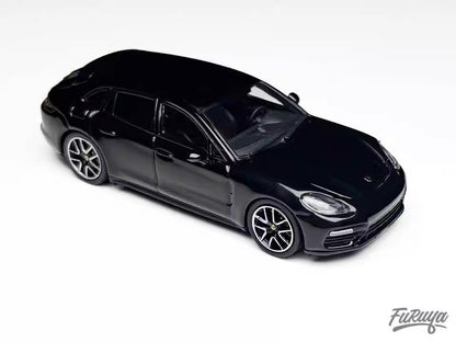 Furuya 1:64 Porsche Panamera Mk2 971 Turbo Shooting Brake Black Limited 999 Pieces