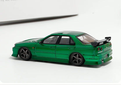 Mortal 1:64 Nissan Skyline GT-R ER34 25GTT GT-T Turbo URAS Custom Metallic Green Limited 499 Pieces