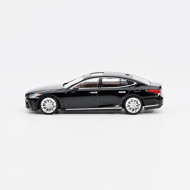 GCD X Enchery 1:64 Lexus LS500 Original Stance Black LHD