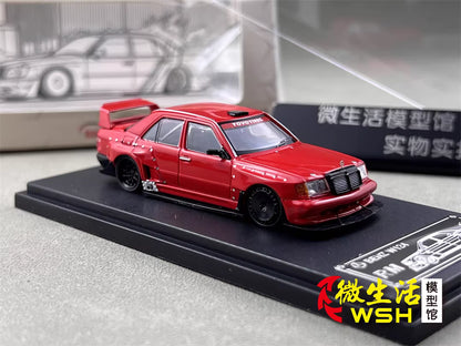 Rhino Model 1:64 Mercedes Benz E-Class MK1 W124 Red Concept Custom Edition