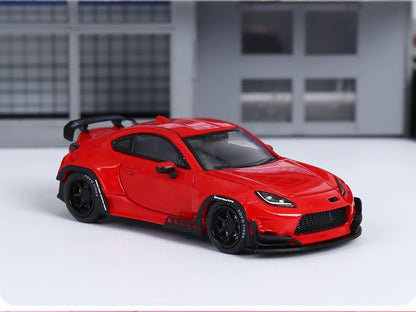 Fuji 1:64 Toyota Pandem GR86 Rocket Bunny Red