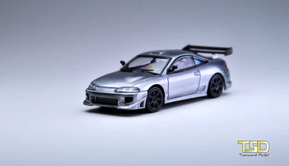 Transcend Model 1:64 Mitsubishi Eclipse Raw Metal