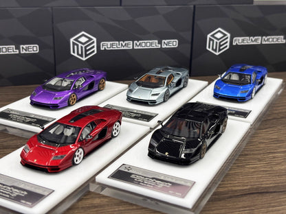 [Premium Resin Model] FuelMe Neo 1:64 Lamborghini Countach LPI 800-4 Argento Luna Silver