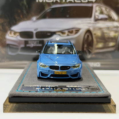 Mortal 1:64 M3 F81 CS Touring Wagon Abu Dhabi Blue in Premium Box Packaging