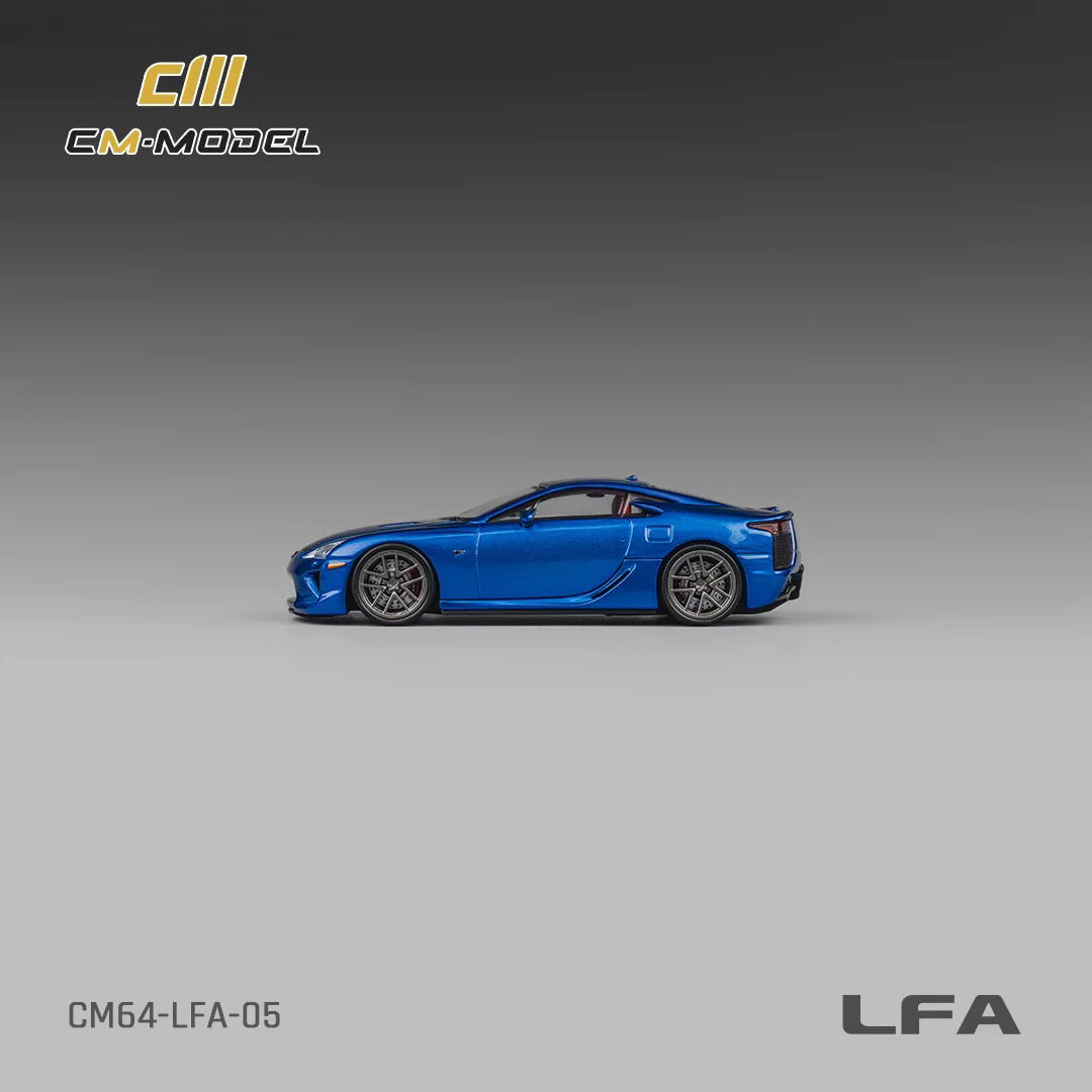 CM Model 1:64 Lexus LFA Blue Official Licensed (China Suzhou GT Show 2025 Limited Edition)