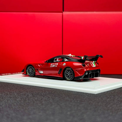 SK Model 1:64 Ferrari 599XX EVO Circuit Edition - #52 Standard Red in Premium Box Packaging