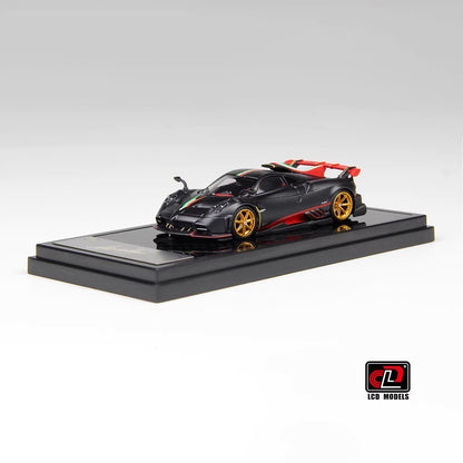 LCD 1:64 Pagani Imola Matt Black with Italian Stripes Official Licensed