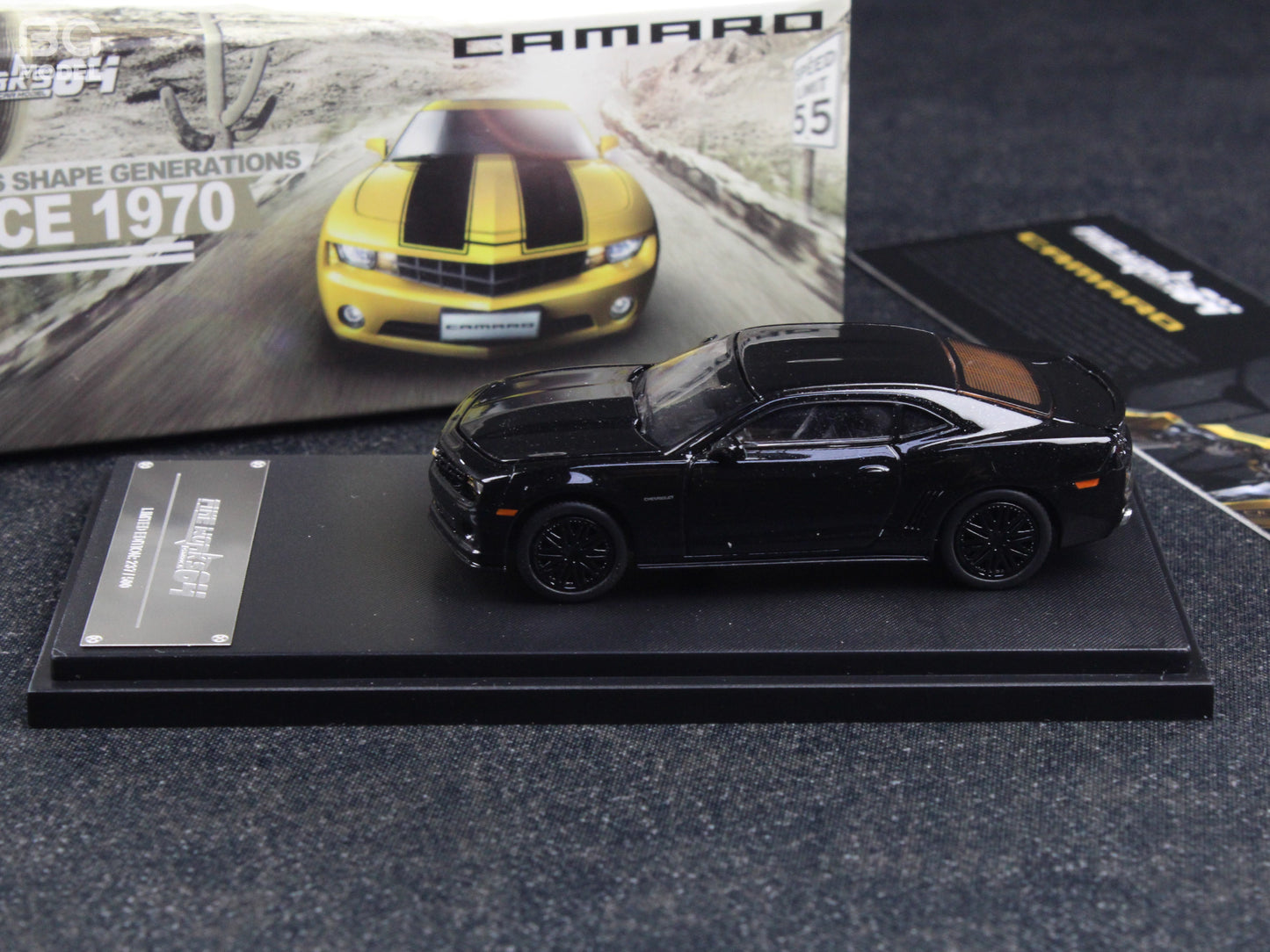 [3 Cars Bundle] Mini GT 1:64 Porsche 911 GT3 R #77 AO Racing 2025 IMSA Petit Le Mans in Paper Box Packaging (MGT01143-CH)  + [Premium Resin Model] Fine Works 1:64 Aventador LP700-4 Pink Luminous + Fine Works 1:64 Camaro Transformers Full Black
