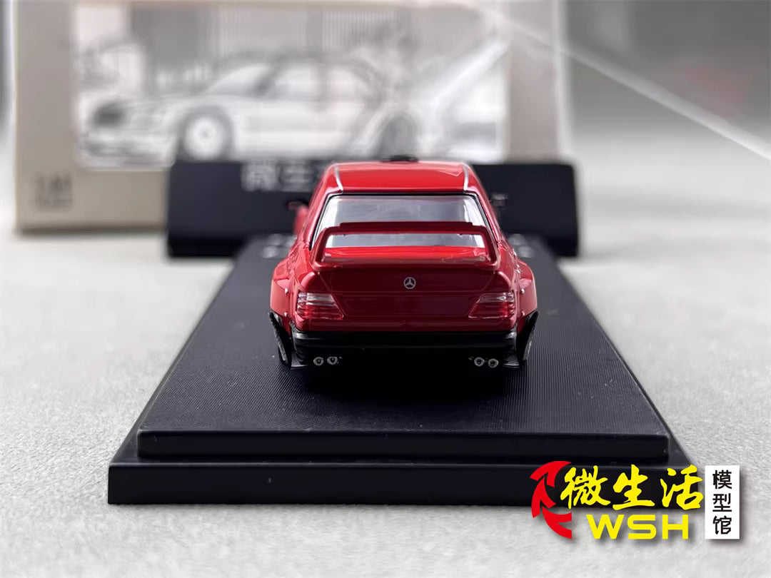 Rhino Model 1:64 Mercedes Benz E-Class MK1 W124 Red Concept Custom Edition
