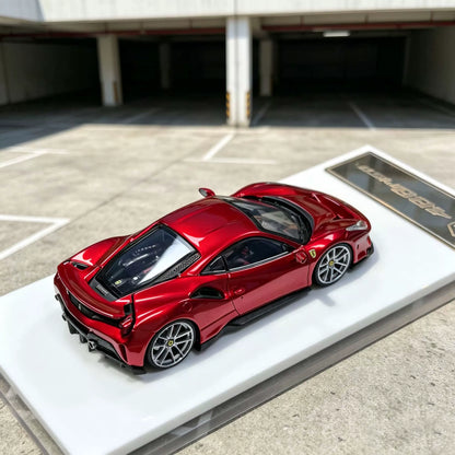HG 1:64 488 Pista Coupe Metallic Red