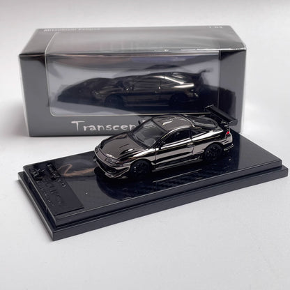 Transcend Model 1:64 Mitsubishi Eclipse Chrome Gun Grey