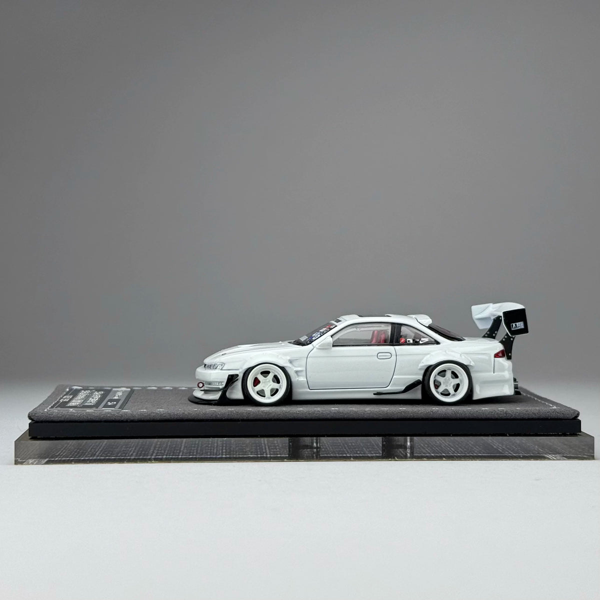 Mortal 1:64 Silvia S14 GT-SPEC V1 Seiji Ookawara Cambergang 1.0 White in Premium Box Packaging