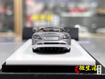 [Premium Resin Model] Car Lounge 1:64 Mercedes-Benz SLR McLaren 722 Edition Grey Premium Box Packaging Limited 399 Pieces