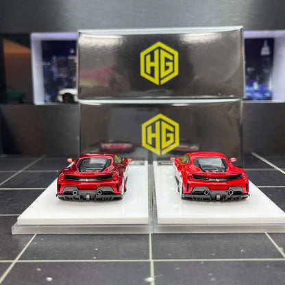 HG 1:64 488 Pista Coupe Metallic Red