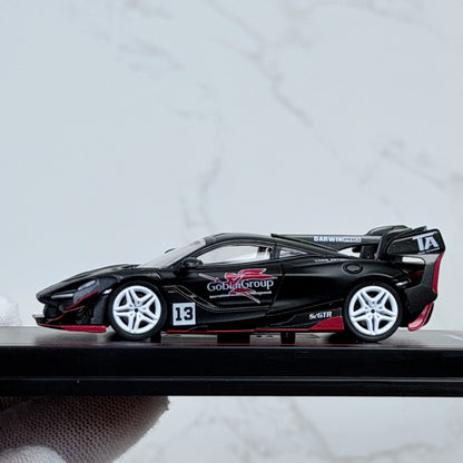 CM Model 1:64 McLaren DARWIN PRO 720Se² GTR #13 Matt Black in Premium Box Packaging McLaren Official Licensed - Malaysia Dealer Custom Special Edition
