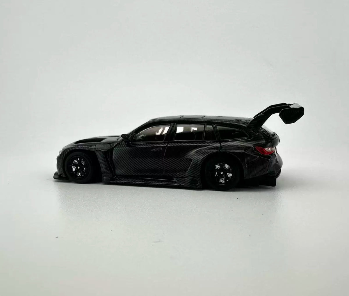 JICAR 1:64 M3 G81 Wagon Touring 24h Nurburgring Full Carbon Black in Premium Box Packaging