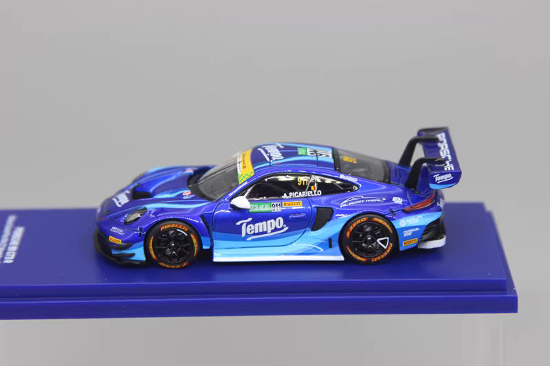 AR Box 1:64 Porsche 911 GT3 R Macau Grand Prix FIA GT World Cup 2025 #911 Tempo Porsche Official Licensed (630002011)