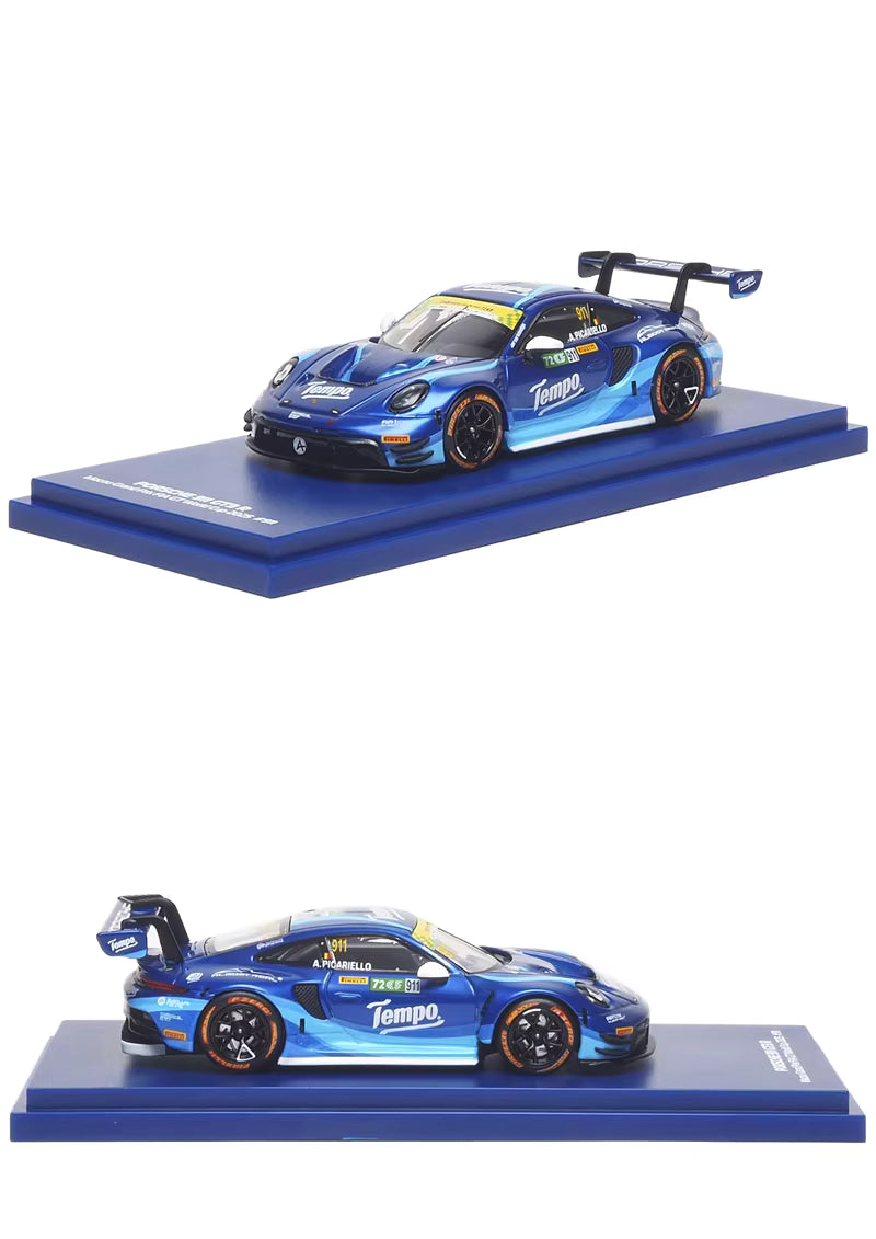 AR Box 1:64 Porsche 911 GT3 R Macau Grand Prix FIA GT World Cup 2025 #911 Tempo Porsche Official Licensed (630002011)