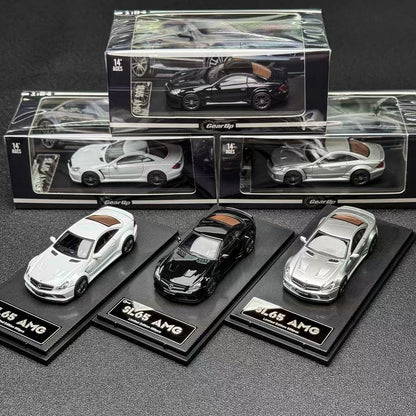 Gear Up Model 1:64 Mercedes-Benz SL65 AMG Black Series R230 2008 White