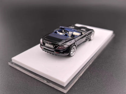 [Premium Resin Model] JG 1:64 Mercedes-Benz SLR McLaren Roadster Convertible Black in Premium Box Packaging