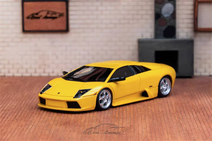 [Premium Resin Model] Car Lounge 1:64 Lambroghini Murcielago LP640 Coupe Giallo Orion Yellow Premium Box Packaging Limited 599 Pieces