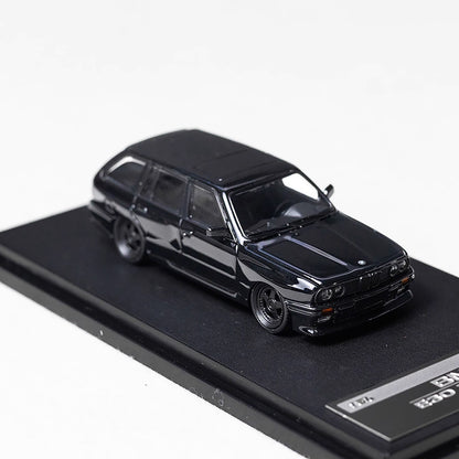 Mortal BMW 3 Series M3 E30 Wagon Full Black Low Stance Custom Openable Front Hood Detailed Engine Limited 799 Pieces