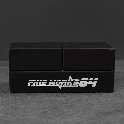 [Premium Resin Model] Fine Works 1:64 Lamborghini Aventador LP700-4 Roadster Convertible Liberty Walk Edition Pink Luminous Limited to 199 Pieces