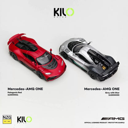 Kilo Works 1:64 Mercedes AMG One Patagonia Red Detailed Engine Bay - Mercedes Official Licensed