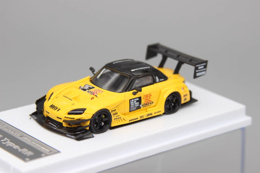 [Premium Resin Model] MJ Model 1:64 Honda S2000 AP1 Top Fuel Type-RR Custom Yellow