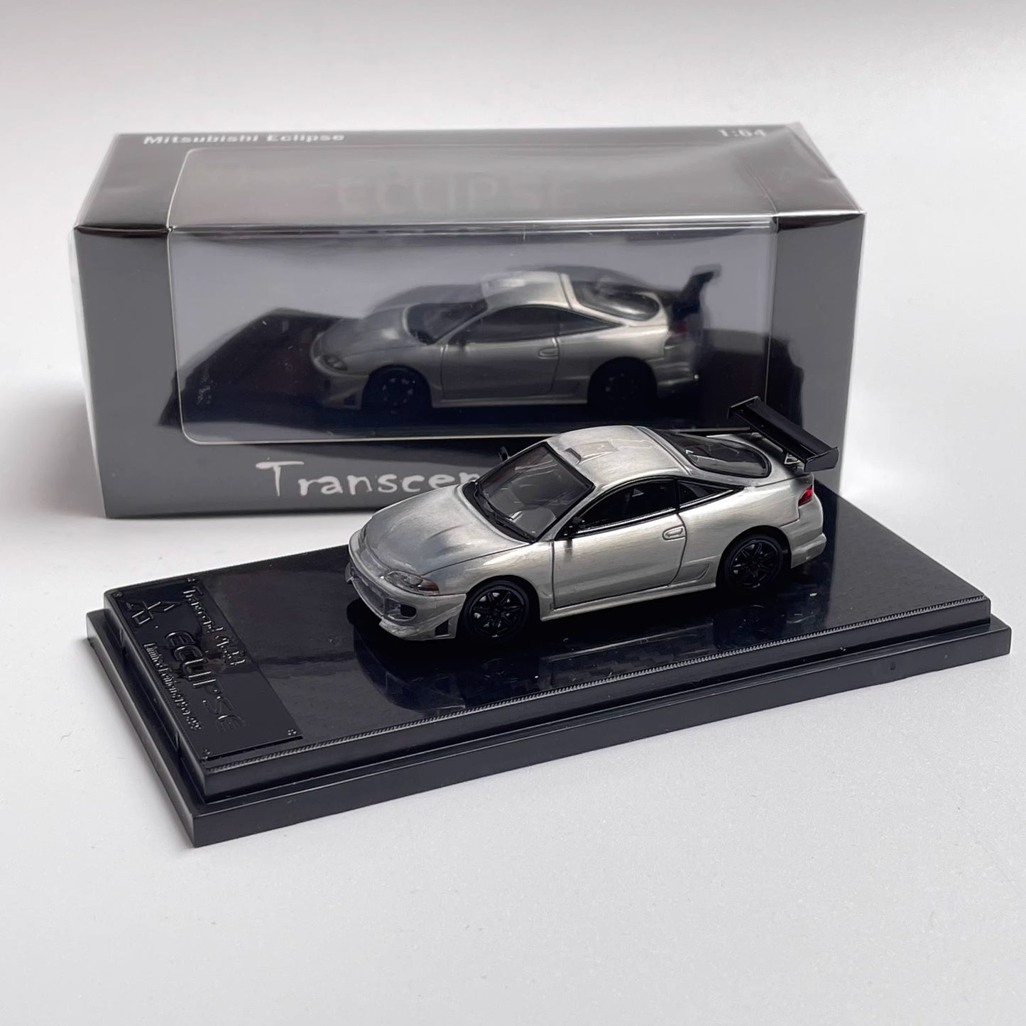 Transcend Model 1:64 Mitsubishi Eclipse Raw Metal